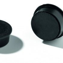 Durable 470101 Magnets 15 mm 75 p - Black (Pack of 8)
