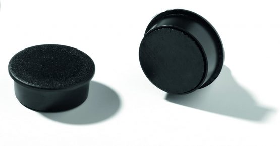Durable 470101 Magnets 15 mm 75 p - Black (Pack of 8)