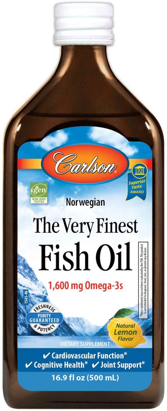 Carlson-Fish Oil Lemon 16.9fl o