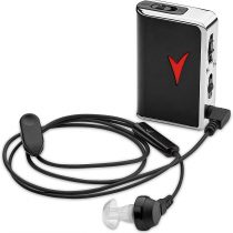 Newear Personal Sound Amplifier - Voice Enhancer Device and Personal Audio Amplifier for Sound Gain of 50dB, Up to 100 Feet Away, Pocket Hearing Devices and Hearing Assistance for TV and Talking