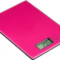 Premier Housewares Glass Kitchen Scale - Hot Pink