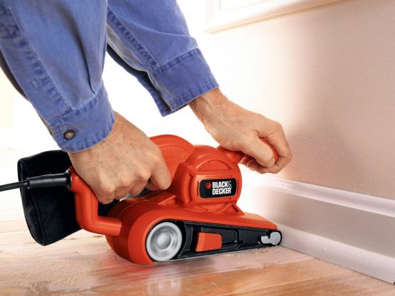 BLACK+DECKER 720 W Angled Belt Electric Sander for Adjoining Surfaces, KA86-GB - Image 2