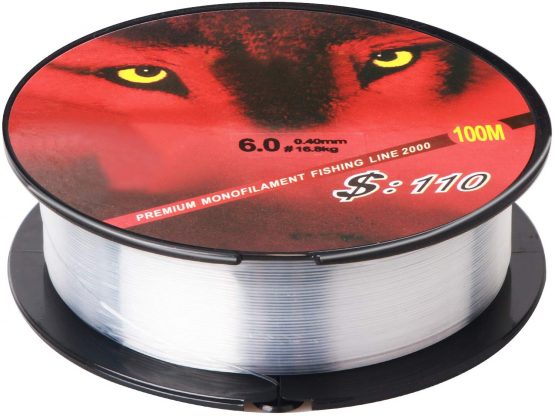 Fishing Line, Strong Tension Nylon Monofilament Wire Fishing Line, 0.4mm