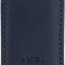 Nuvola Pelle Leather Magnetic Money Clip Clasp Bank Note or Paper Holder Strong Magnet Blue