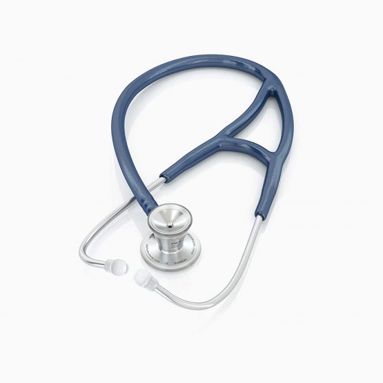 MDF ProCardial Cardiology Stethoscope, Adult, Dual Head, Free-Parts-for-Life, MDF797 (Navy Blue/Silver, Titanium) - Image 2
