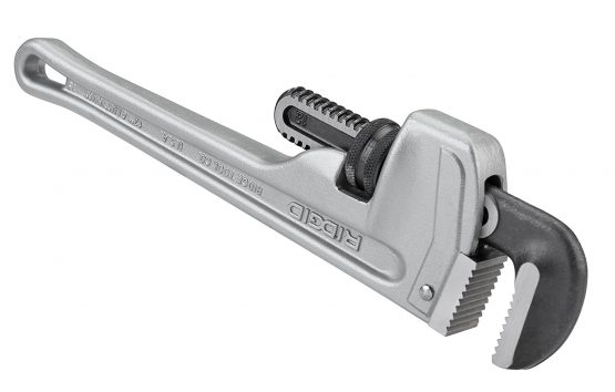 RIDGID 47057 Model 812 Aluminium Straight Pipe Wrench, 12-inch Plumbing Wrench - Image 2
