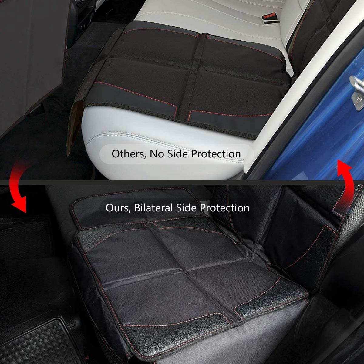 HONZUEN Thickened Car Seat Protector for Child Seats Universal Car Seat Cover, Seat Protector Compatible with ISOFIX - Image 3