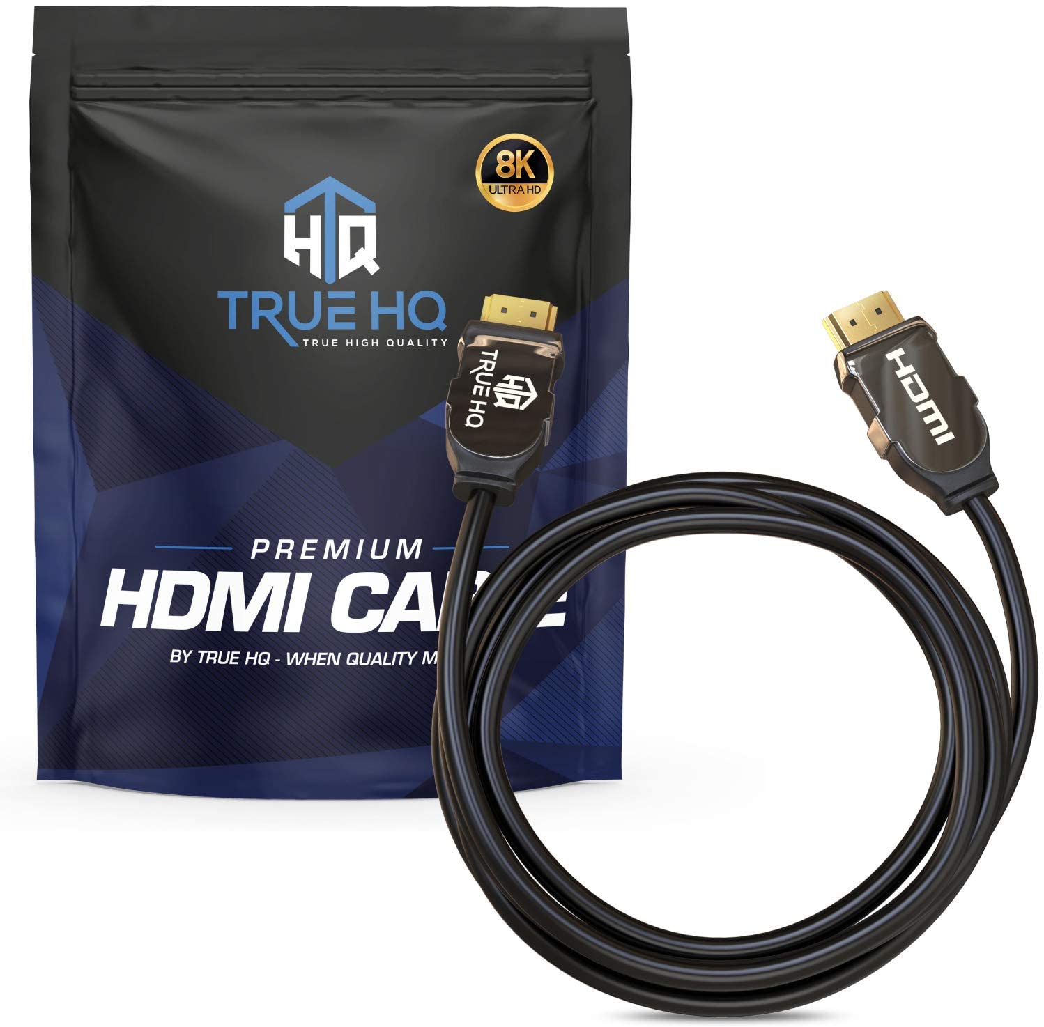 3M HDMI 2.1 Cable Certified 8K 48Gbps by True HQ Ultra High Speed PREMIUM Lead with