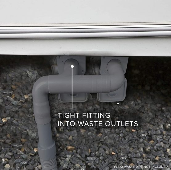 Colapz Caravan Accessories - Flexi Waste Collapsible Flexible and Extendable Caravan Waste Pipe System - Image 2
