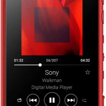 Sony Nw-A105 16GB Walkman Hi-Res Portable Digital Music Player with Android 9.0, 3.6" Touch Screen, S-Master Hx, DSEE-Hx, Wi-Fi & Bluetooth and USB Type-C - Red