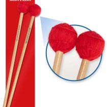 Percussion Plus PP071 Wound Woolen Headed Mallets for Bass Metallophone or Xylophone - Medium