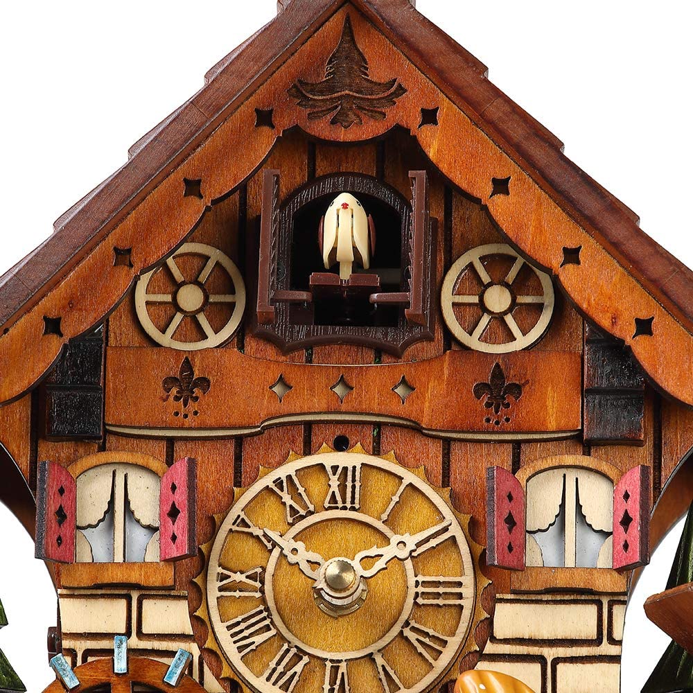 Kintrot Cuckoo Clock Handcrafted Traditional Black Forest Wooden Clock