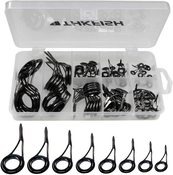 THKFISH Rod Repair Kit Rod Tip Repair Kit Ceramics Tips Stainless Steel Carbon Spinning Rod THKFISH Rod Repair Kit Rod Tip Repair Kit Ceramics Tips Stainless Steel Carbon Spinning Rod