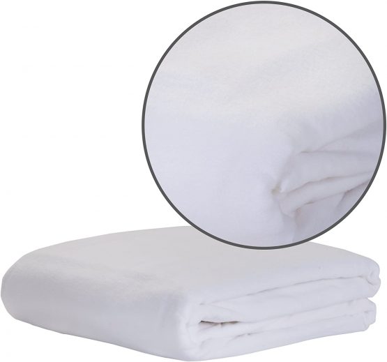 EarthLite Professional Flannel Massage Table Sheets Set - Durable, Soft, Luxurious Comfort, Double-Napped Top Sheet, Fitted Sheet & Crescent Cover - Image 2
