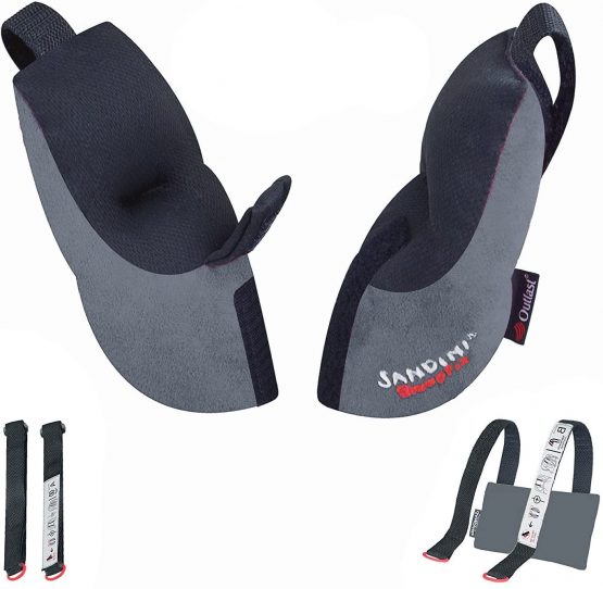 SANDINI SleepFix® Kids Outlast® – Child neck pillow/ Neck cushion with support function and temperature regulation – Child seat accessory for car/ bike/ travel – Prevents tilting of the head during sleep - Image 3