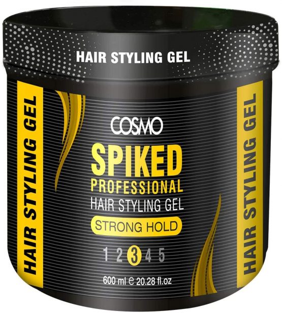 Cosmo Spiked Professional Hair Styling Gel Strong Hold 600ml - Image 2