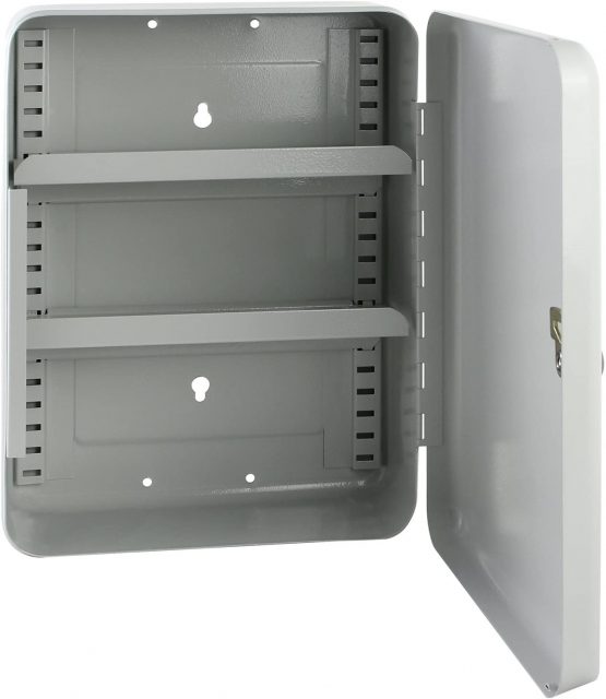 HMF 10732-07 First Aid Box, Medical Box, Pharmacy, Aluminium, 32 x 23 x 9,5 cm - Image 3