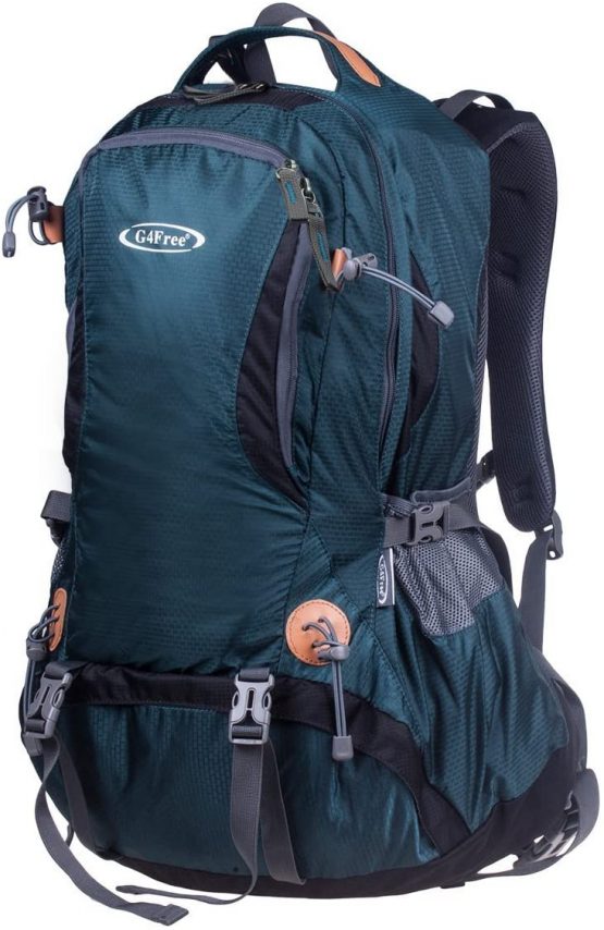G4Free 50L Rucksack Hiking Backpack Mountaineering Bag Waterproof Travel Camping Trekking Daypack Outdoor Sports Backpack with Rain Cover for Men Women