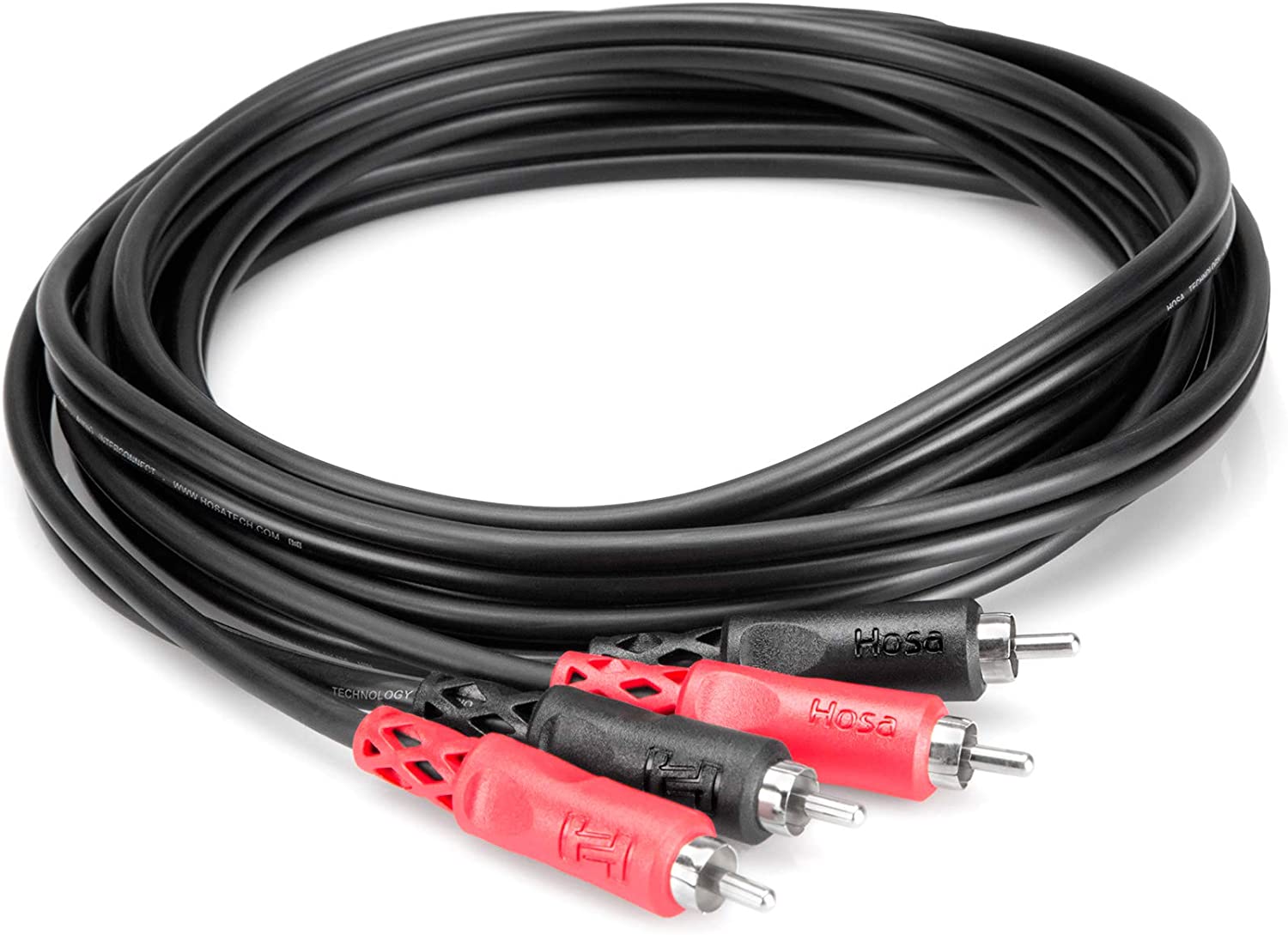 HosaTech CRA-201 1m Dual RCA to Same Stereo Interconnect Cable, 3.3 ft, 3.3 Feet - Image 2