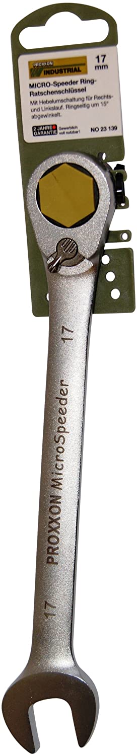 Micro Combi-Speeder PROXXON Spanner Opening 17 mm Proxxon Industrial 23139, Grey