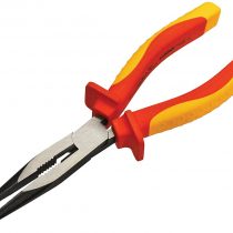 Faithfull FAIPLVDELN8 200 mm VDE Long Nose Pliers