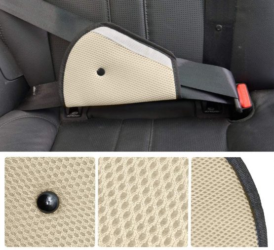 SwirlColor Kids Auto Car Safety Seat Belt Adjuster Toddler Child SeatBelt Adjustment 3 Pcs - Random Color - Image 4