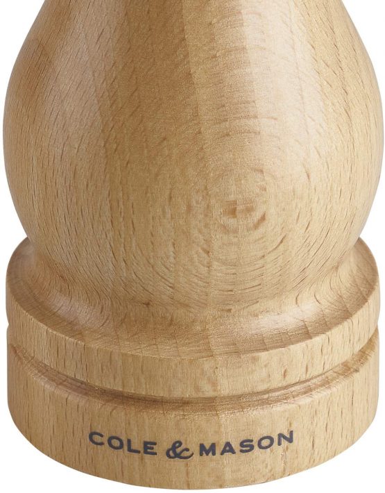 Cole & Mason Beech Precision Grind Capstan Salt Mill, 16.5 cm, Wood, Light Brown, 28 x 28 x 18 cm - Image 4