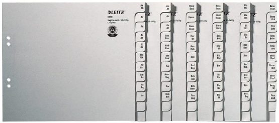 Leitz 13500085 Index Divider Series A - Z A4 Paper for 50 Folders Grey - Image 2
