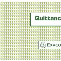 Exacompta 42E Rent Receipts 50 Sheets Format Horizontal 10.1 x 16.5 cm