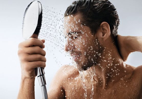 hansgrohe Raindance Select E 120 water saving hand shower, 3 spray modes, 9 l/min, chrome - Image 3