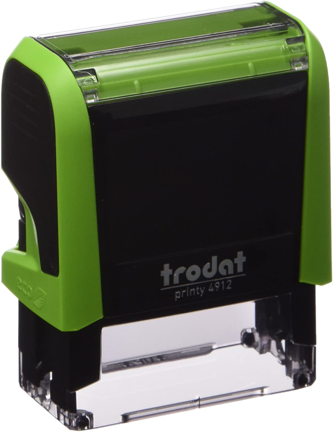 TRODAT TIMBRO AUTOINCH PRINTY4912 ECO Verd, Black / Green, 47 x 18 mm