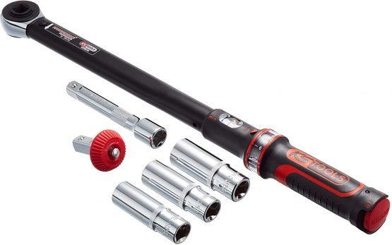 KS Tools 516.1905 1/2"ERGOTORQUEbasic torque wrench set, 40-200Nm, 6 pcs