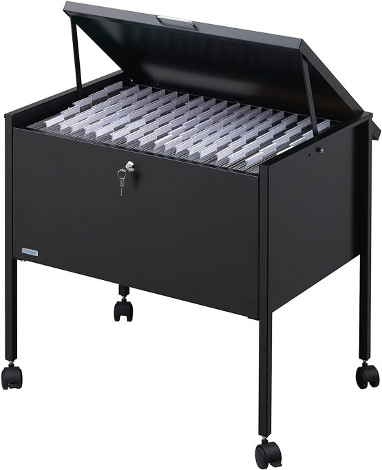 Durable 309801 Eco suspension file trolley 80 A4 Top, black