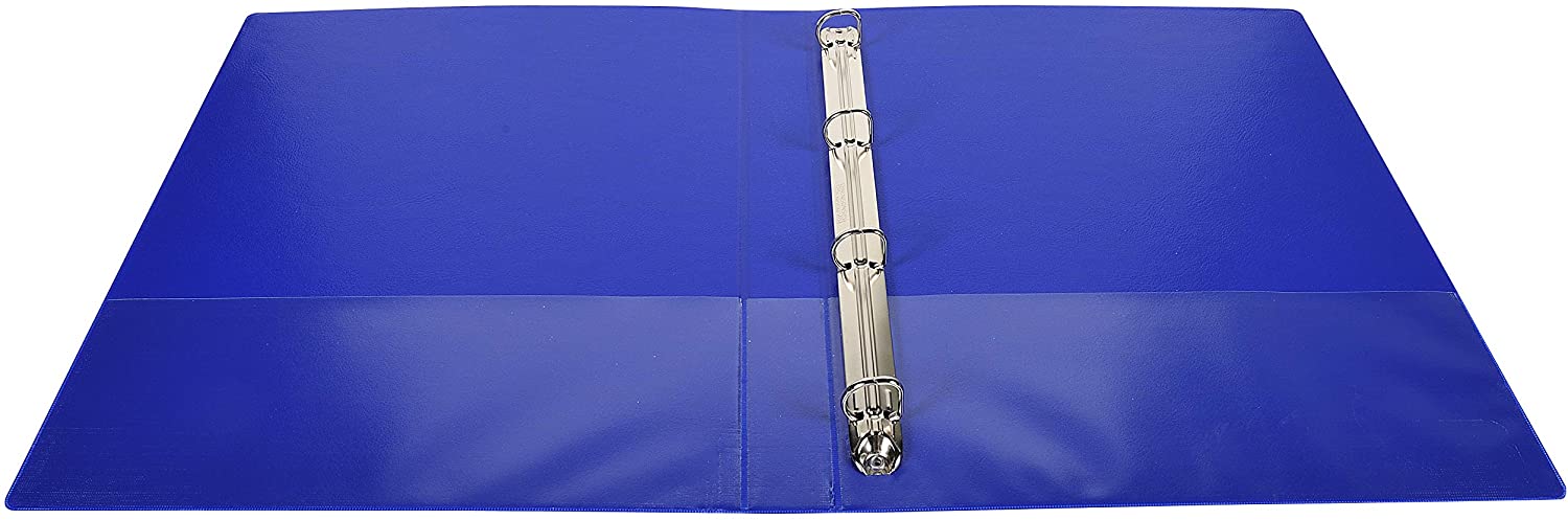 Exacompta, ref. 51840BE, 1 customizable rigid opaque binder with 3 pockets, 4 D-rings of 15 mm, Spine 38 mm - Image 4