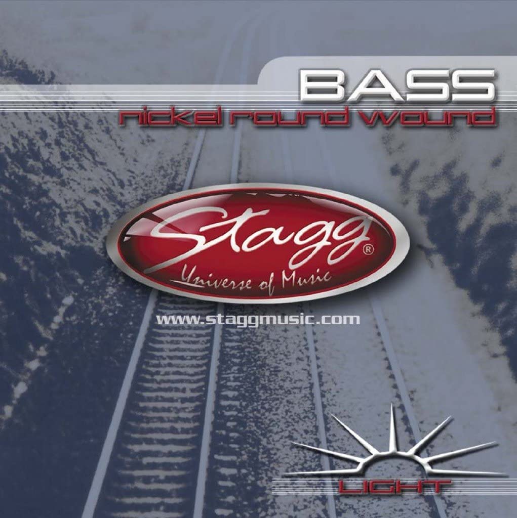 Stagg BA-4000 Light Nickel Bass Guitar Strings, Black - Image 2