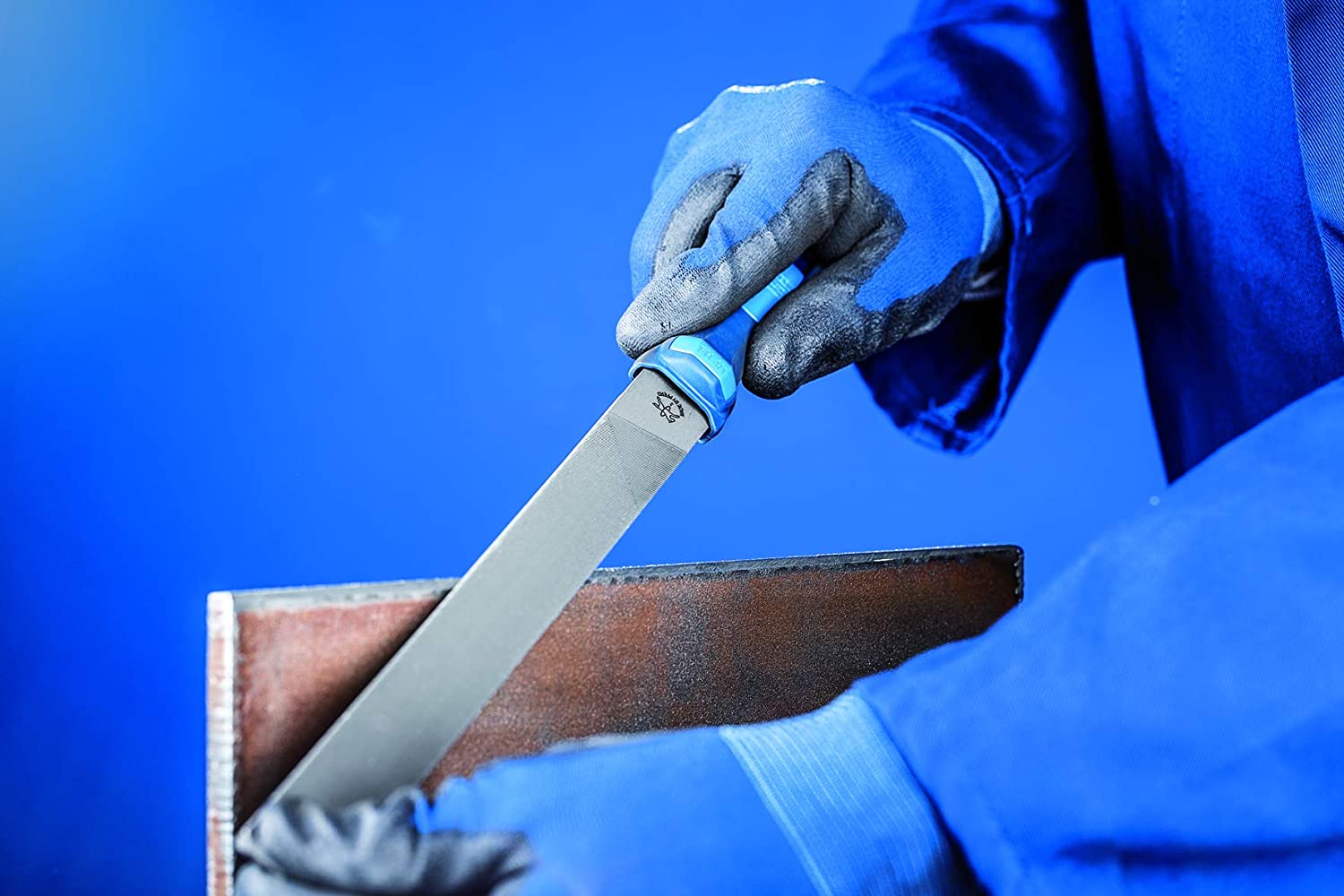 Pferd 11210257 Type of Cut 2 Hand File, Silver/Blue, 250 mm - Image 2
