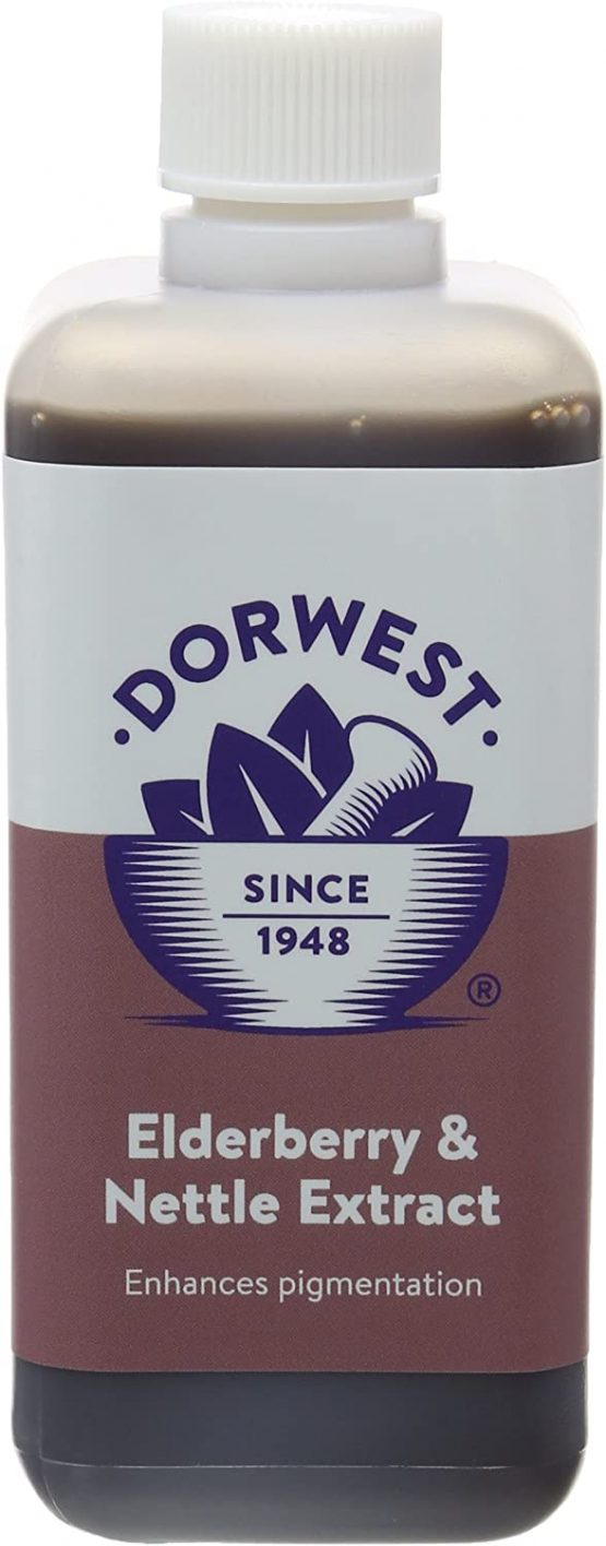 Dorwest Herbs Elderberry and Nettle Extract for Dogs and Cats 250 ml