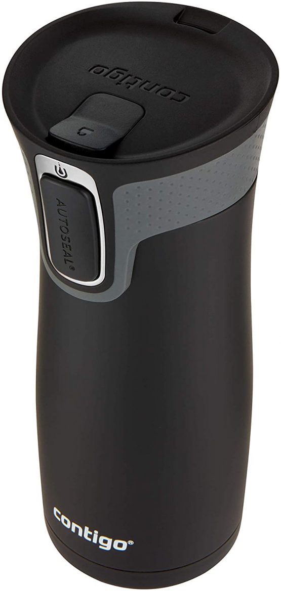 Contigo West Loop Autoseal Thermal Mug, Stainless Steel Insulated Mug, Coffee Mug To Go, BPA free, leak proof travel mug with easy-clean lid, keeps drinks hot for up to 5h, 470 ml - Image 3