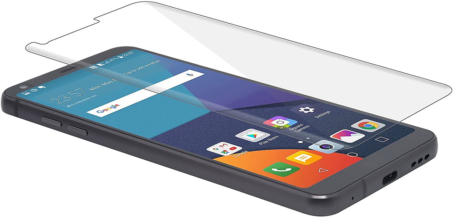 StilGut LG G6 Screen Protector, 3D Curved Tempered Glass for LG G6 with Full Screen and Edges Coverage, Anti-Scratch