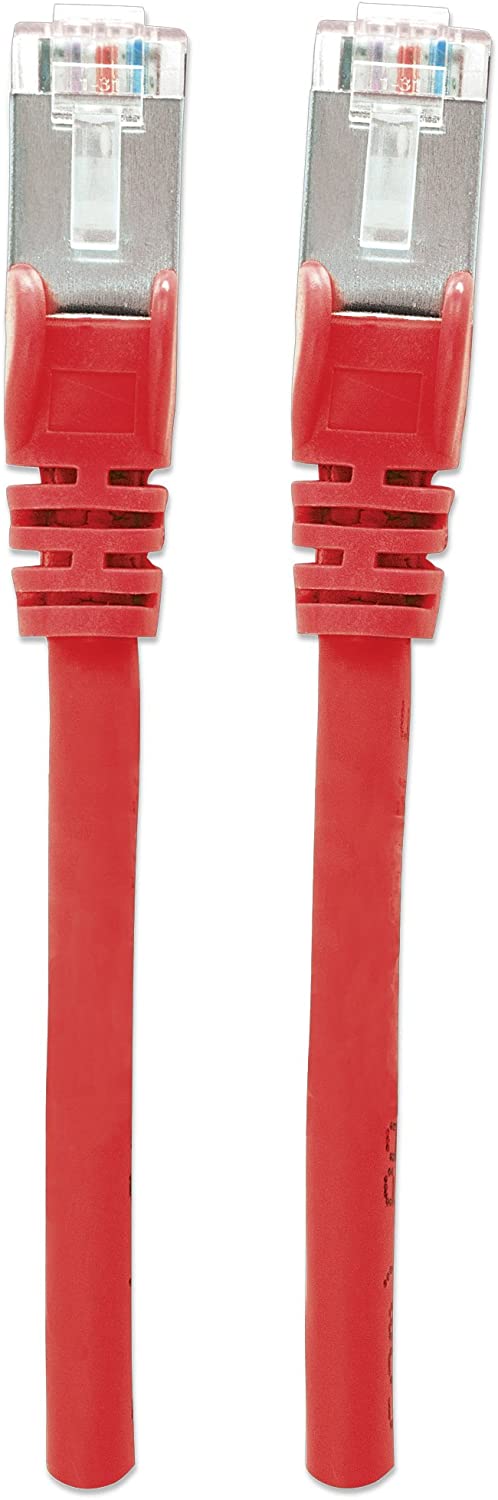 Intellinet Network Patch Cable, Cat7 Cable/Cat6A Plugs, 1m, Red, Copper, S/FTP, LSOH / LSZH, PVC, RJ45, Gold Plated Contacts - Image 4