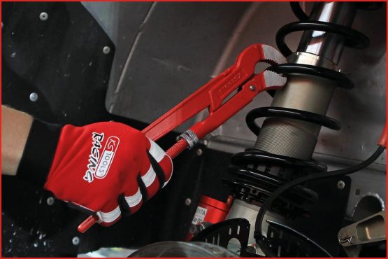 KS Tools 113.0500 Swed. pattern pipe wrench 45°angled,1/2" - Image 4