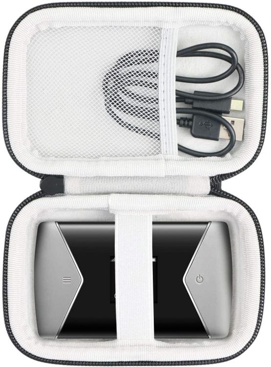 Khanka Hard Travel Case for TP-Link M7650 / M7450 4G+ MiFi Portable Wi-Fi travel Wi-Fi Hotspot. (Fits M7650 / M7450)