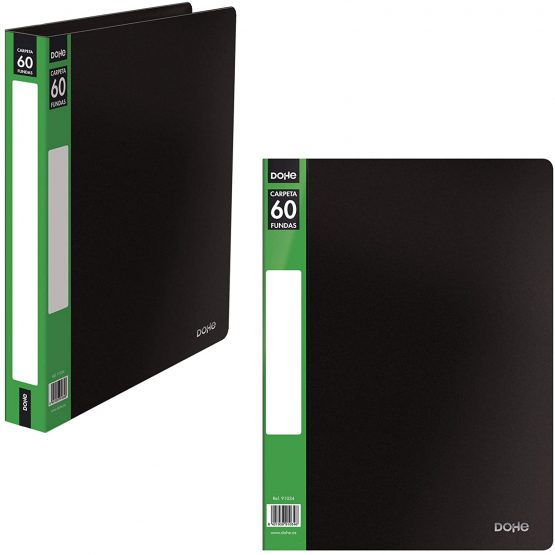 Dohe - Folder 60 Cases, 80 mic, Black Spine Customisable