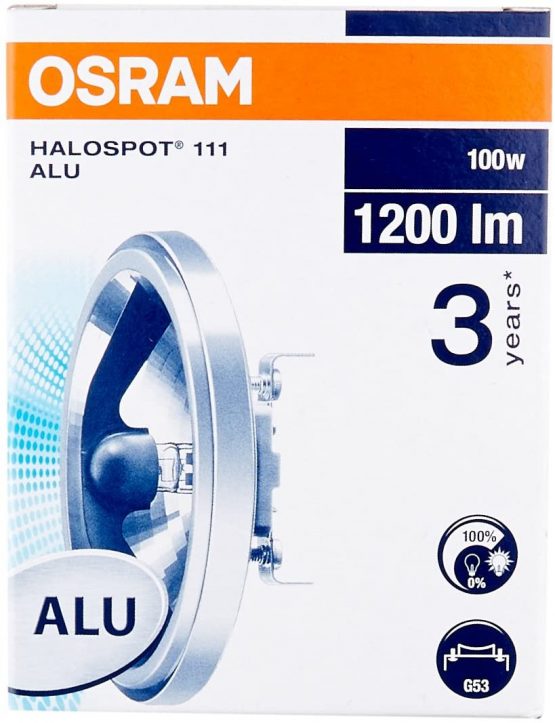 Osram 41850 WFL 100 W Halogen Bulb, Warm White - Image 3