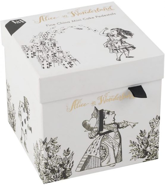 V&A Alice in Wonderland Mini Cake Stands, 10 x 10 x 5.3 cm - (Set of 2) - Image 3