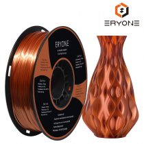 ERYONE Silk PLA Filament for 3D Printer, 1.75mm, Tolerance: ±0.03mm, 1kg (2.2LBS)/Spool, Copper
