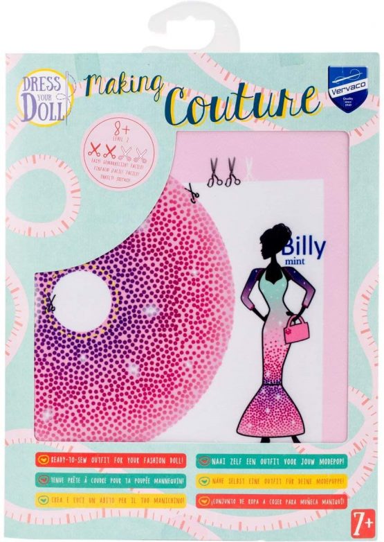 Vervaco Dress Your Doll, Synthetic Fiber, Multi-Colour, 31 x 24 x 1 cm