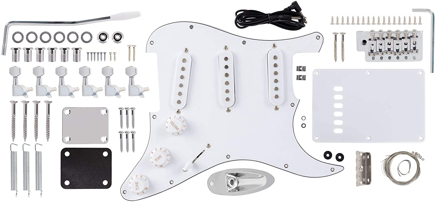 Rocktile Electric Guitar Kit ST Style, White - Image 4