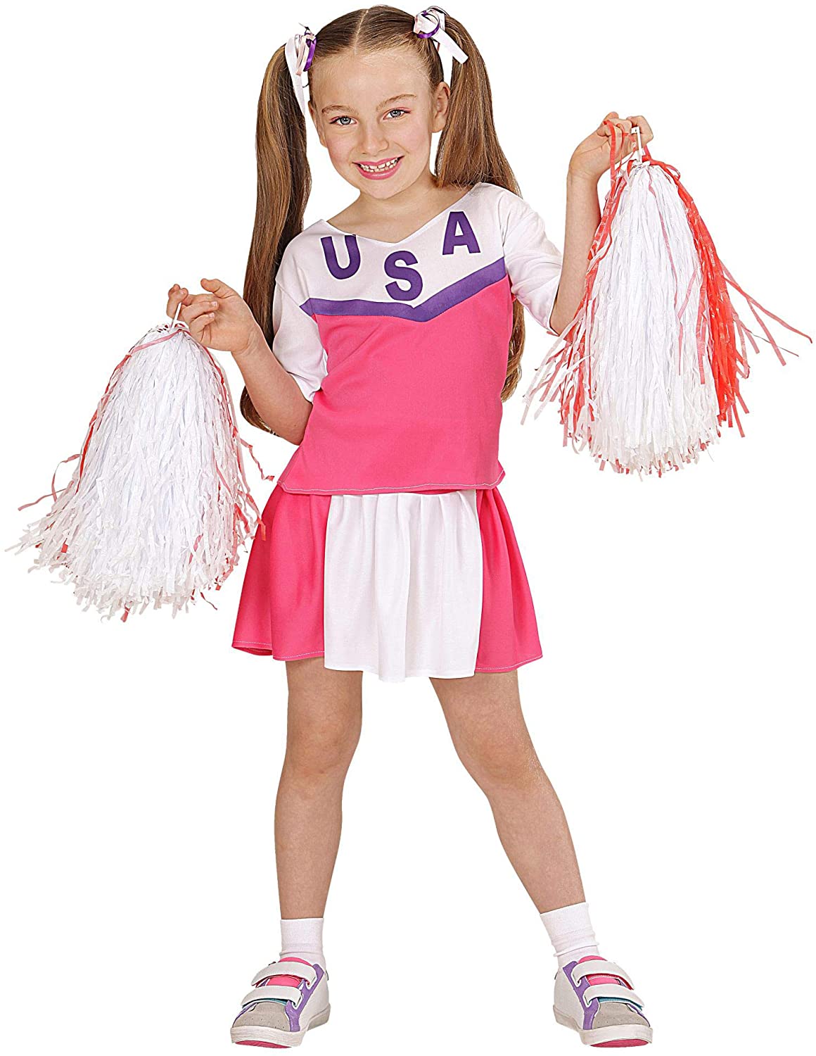 "CHEERLEADER" (T-shirt, skirt) - (158 cm / 11-13 Years), Pink