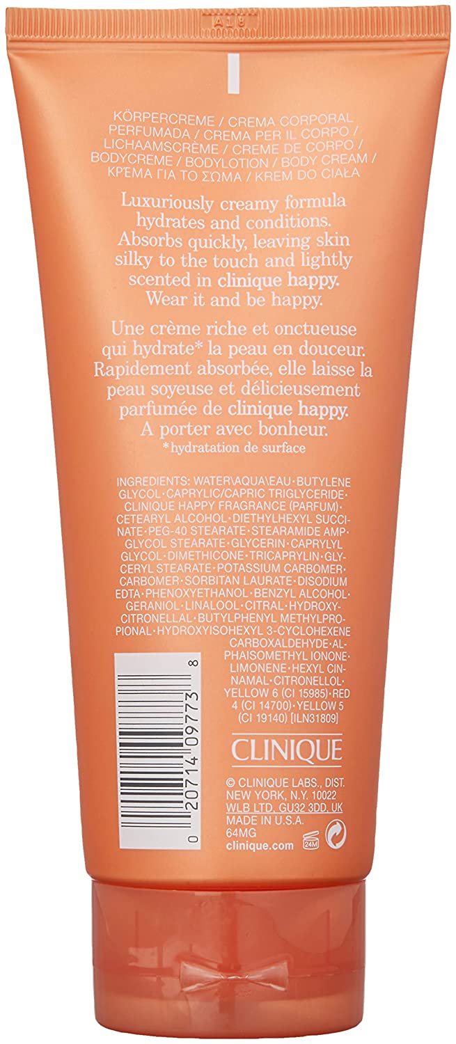 Clinique Happy Body Cream, Clear, 200 ml (Pack of 1) - Image 2